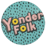 Yender Folk wanted street sticker