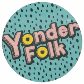 Yender Folk wanted street sticker