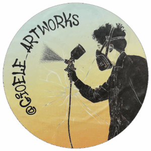 Gioele Artworks wanted street sticker
