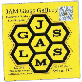 JAM Glass Gallery wanted street sticker