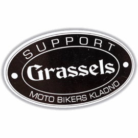 Grassels wanted street sticker