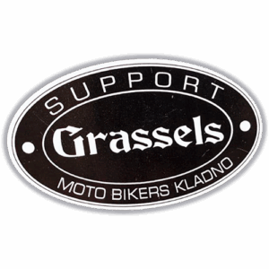 Grassels wanted street sticker