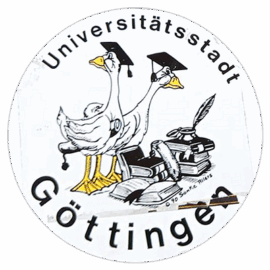 Universitätsstadt Göttingen wanted street sticker