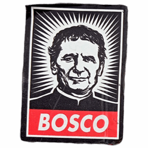 Bosco wanted street sticker