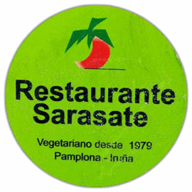 Restaurante Sarasate wanted street sticker