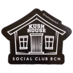 Kush House wanted street sticker
