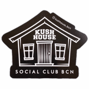 Kush House wanted street sticker