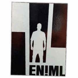 Eniml wanted street sticker