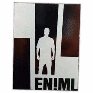 Eniml wanted street sticker