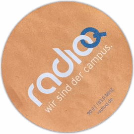 Radio Q wanted street sticker