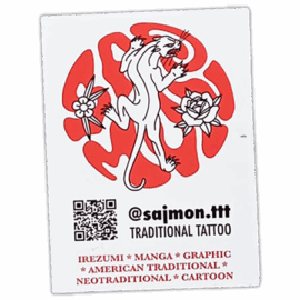 Sajmon.ttt wanted street sticker spotted on Snezka
