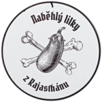Naběhlý lilky wanted street sticker spotted on Snezka