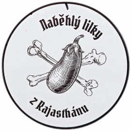 Naběhlý lilky wanted street sticker spotted on Snezka