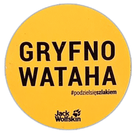 Jack Wolfskin wanted sticker spotted on Sněžka in 2025
