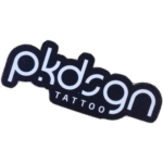 Pkdsgn Tattoo wanted street sticker spotted in Prešov in 2025