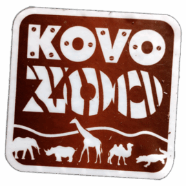 Kovo ZOO Wanted street sticker spotted in Prague in 2025