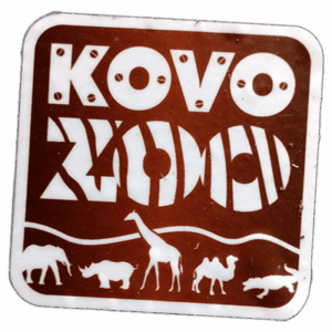 Kovo ZOO Wanted street sticker spotted in Prague in 2025