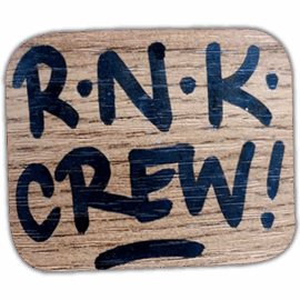 R.N.K. Crew Wanted street sticker spotted in Prague in 2025