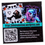 Nikol Valentova Wanted street sticker spotted in Prague in 2025