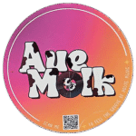 Aue Molk Wanted street sticker spotted on Sněžka in 2025