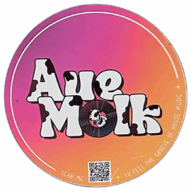 Aue Molk Wanted street sticker spotted on Sněžka in 2025
