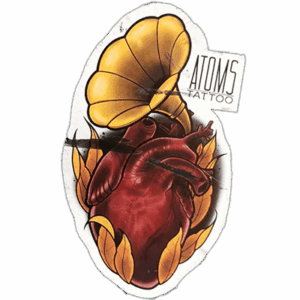 Atoms Tattoo wanted sticker spotted in Bangkok in 2025