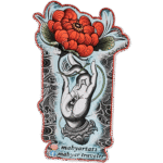 Mahyarttattoo wanted sticker spotted in Bangkok in 2025