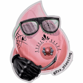 Fra piercing wanted sticker spotted in Bangkok in 2025