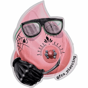 Fra piercing wanted sticker spotted in Bangkok in 2025
