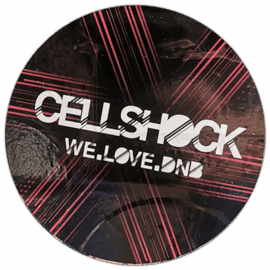 Cellshock wanted sticker spotted in Bangkok in 2025