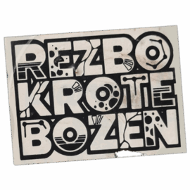Rezbo Krote Bozen wanted sticker spotted in Bangkok in 2025