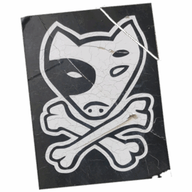 Unknown wanted sticker spotted in Bangkok in 2025