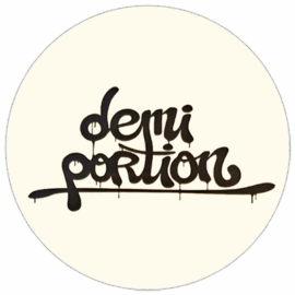 Demi Portion wanted sticker spotted in Bangkok in 2025
