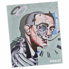Mrkas wanted street sticker spotted in Bangkok in 2025.