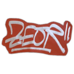 Zeor wanted street sticker spotted in Prague in 2025