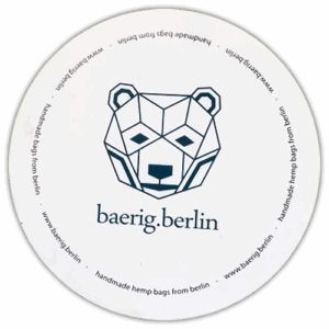 Baering Berlin wanted sticker spotted in Prague in 2025