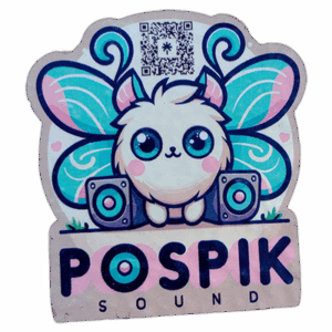 Pospik sound wanted sticker spotted in Prague in 2025