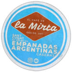 El cafe de la Mirta wanted sticker spotted in Prague in 2025