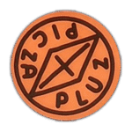 Picza Plus wanted sticker spotted in Prague in 2025