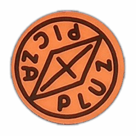 Picza Plus wanted sticker spotted in Prague in 2025