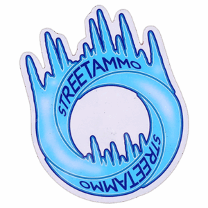 Streetammo wanted sticker spotted in Prague in 2025