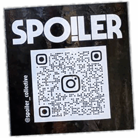 Spoiler wanted sticker spotted in Prešov in 2025