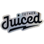 Tether Juiced wanted sticker spotted on Snezka in 2025