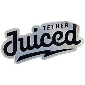 Tether Juiced wanted sticker spotted on Snezka in 2025