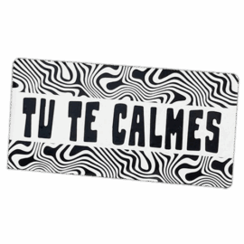 Tu Te Calmes wanted street sticker spotted in Bangkok in 2025