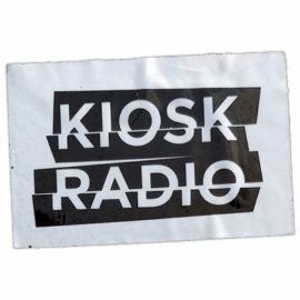 Kiosk Radio wanted street sticker spotted in Prague in 2025