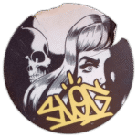 SLOG wanted street sticker spotted in Prague in 2025