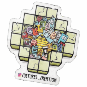 Cultures Creation wanted street sticker spotted in Bangkok in 2025