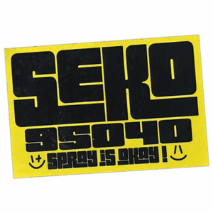 Seko wanted street sticker spotted in Bangkok in 2025
