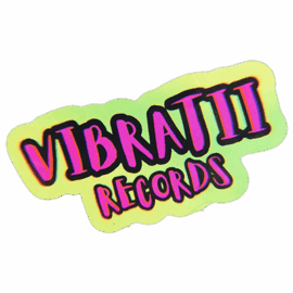 Vibratii Records street sticker spotted in Bangkok in 2025